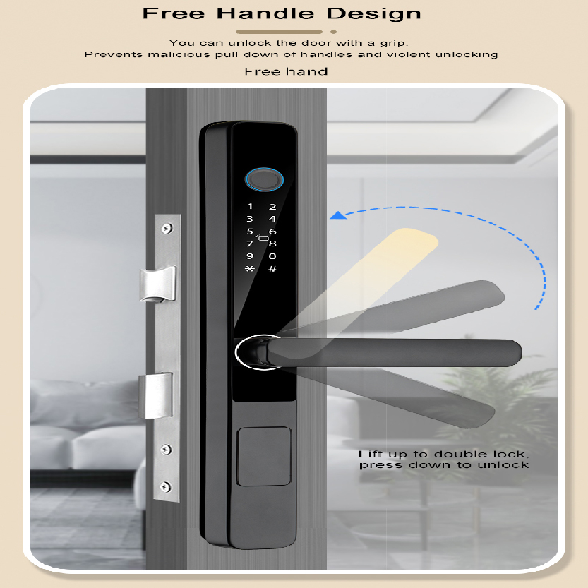 Thai Sliding Smart Wifi Door Lock IP65 Hydroslide_Code: IP65