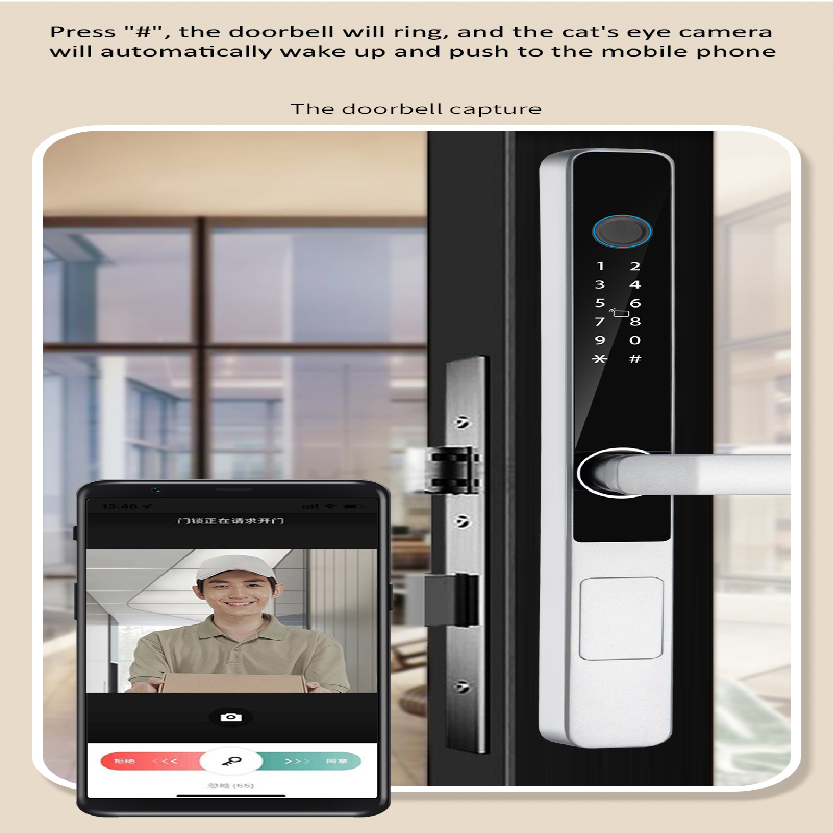 Thai Sliding Smart Wifi Door Lock IP65 Hydroslide_Code: IP65