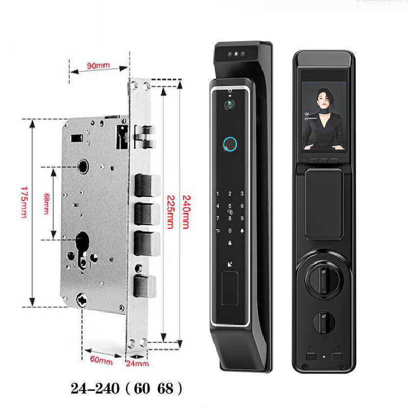 Smart WiFi Tuya Intercom Face Fingerprint Door Lock SUPRA 14_CODE: 302