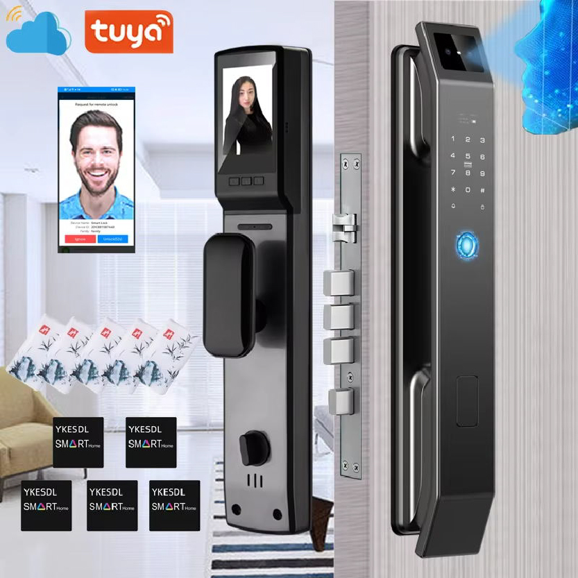 Smart WiFi Tuya Intercom Face Fingerprint Door Lock SUPRA 14_CODE: 302