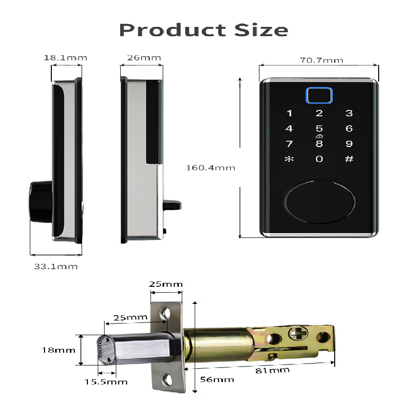 Bluetooth Bedroom lock X10
