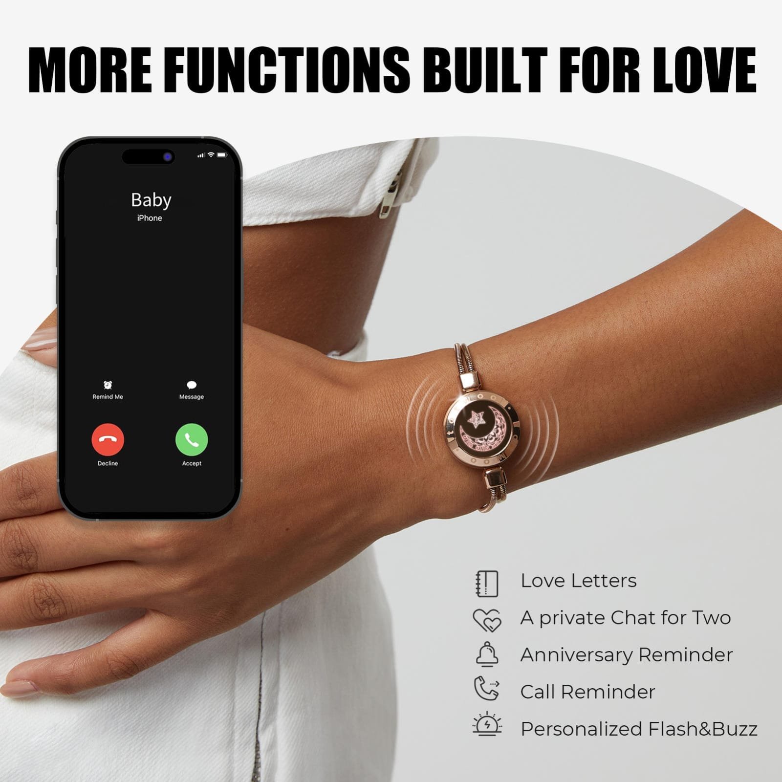 INNOVATE Sun & Moon Smart Couple Bracelet