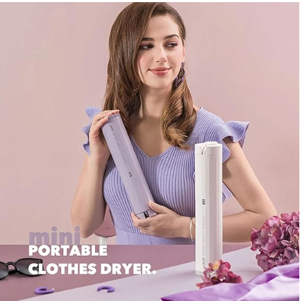 Portable Electric Clothes & Shoe Dryer – Compact Laundry Dryer, Space-Saving, Quick Drying