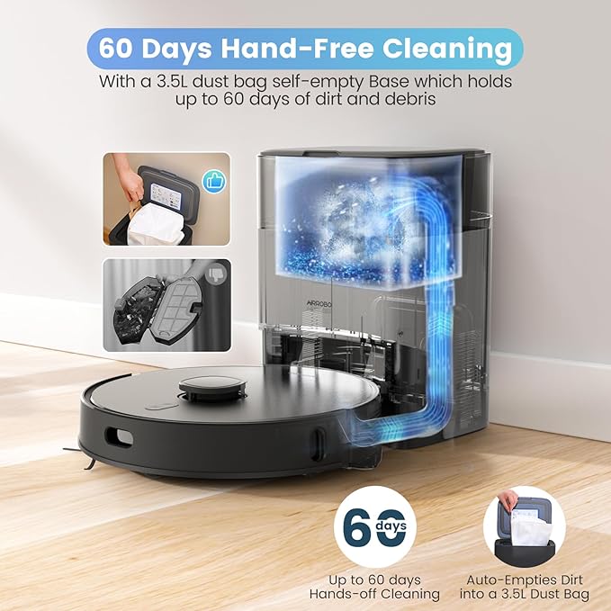 AIRROBO T20+ Robot Vacuum and Mop Combo