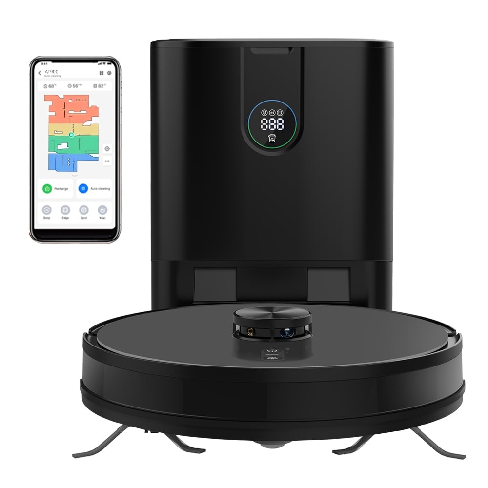 X8D New Arrives Visual-SLAM Navigation Robot Vacuum Cleaner With Self-emptying Dustbin Auto Dust Collector Robot Vacuum_Code:385