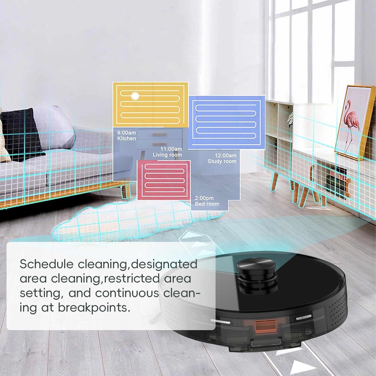X8D New Arrives Visual-SLAM Navigation Robot Vacuum Cleaner With Self-emptying Dustbin Auto Dust Collector Robot Vacuum_Code:385
