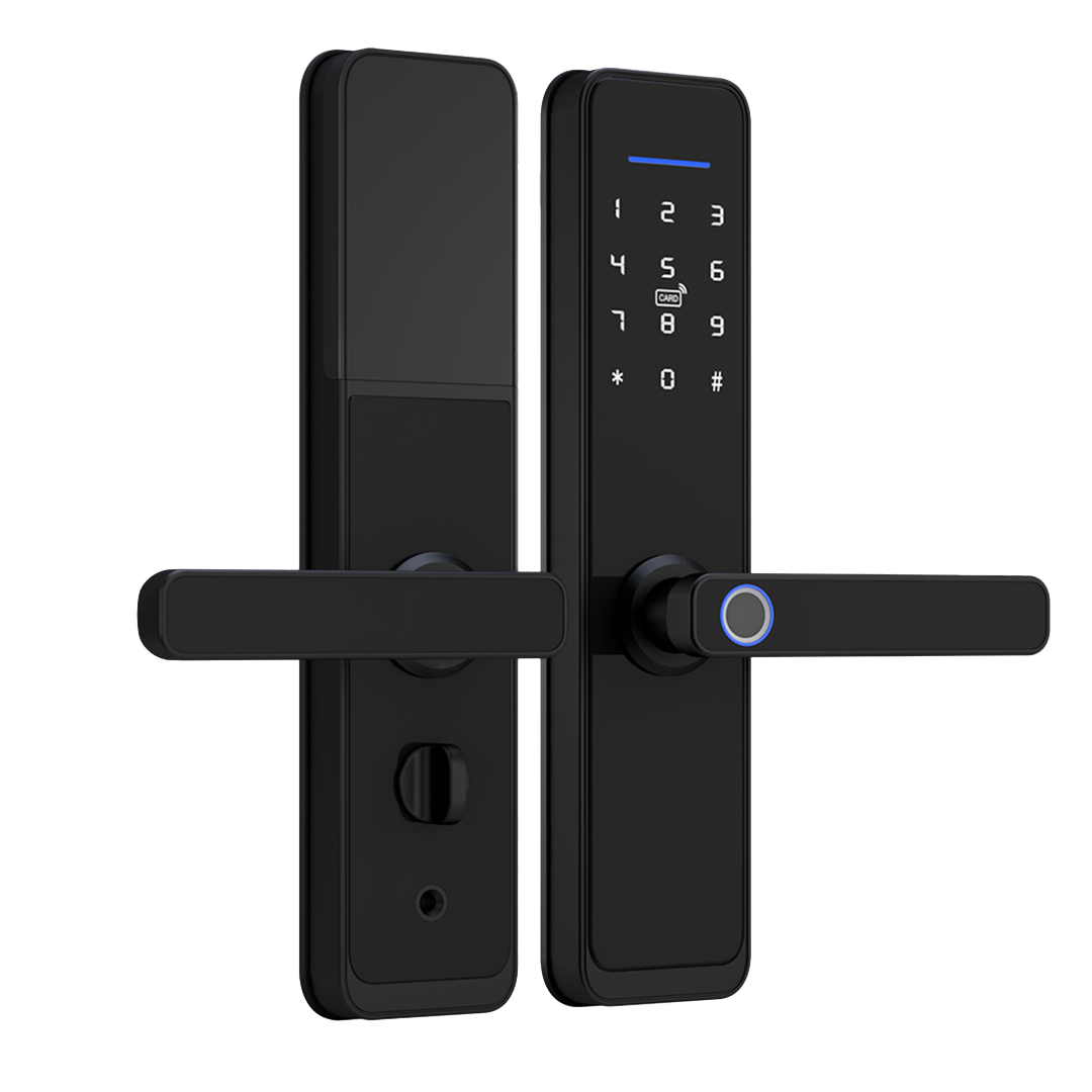 Tuya Residential Smart Finger Print Door Lock with Bell x3 titan