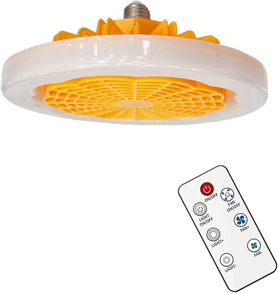 Ceiling Fan Lamp 30W Remote Control Integrated Ceiling Fan Light Removable Illumination Fan Light for Living Room Bedroom