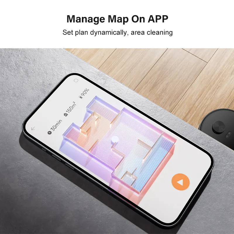 X8D New Arrives Visual-SLAM Navigation Robot Vacuum Cleaner With Self-emptying Dustbin Auto Dust Collector Robot Vacuum