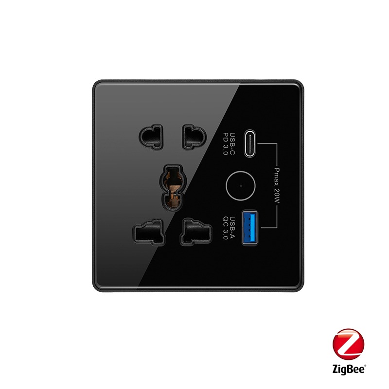 SMART SOCKET WITH Type C-USB PORTS
