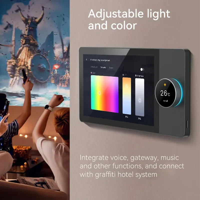 Tuya 8 Inches Smart Home Zigbee Gateway Smart Control Panel