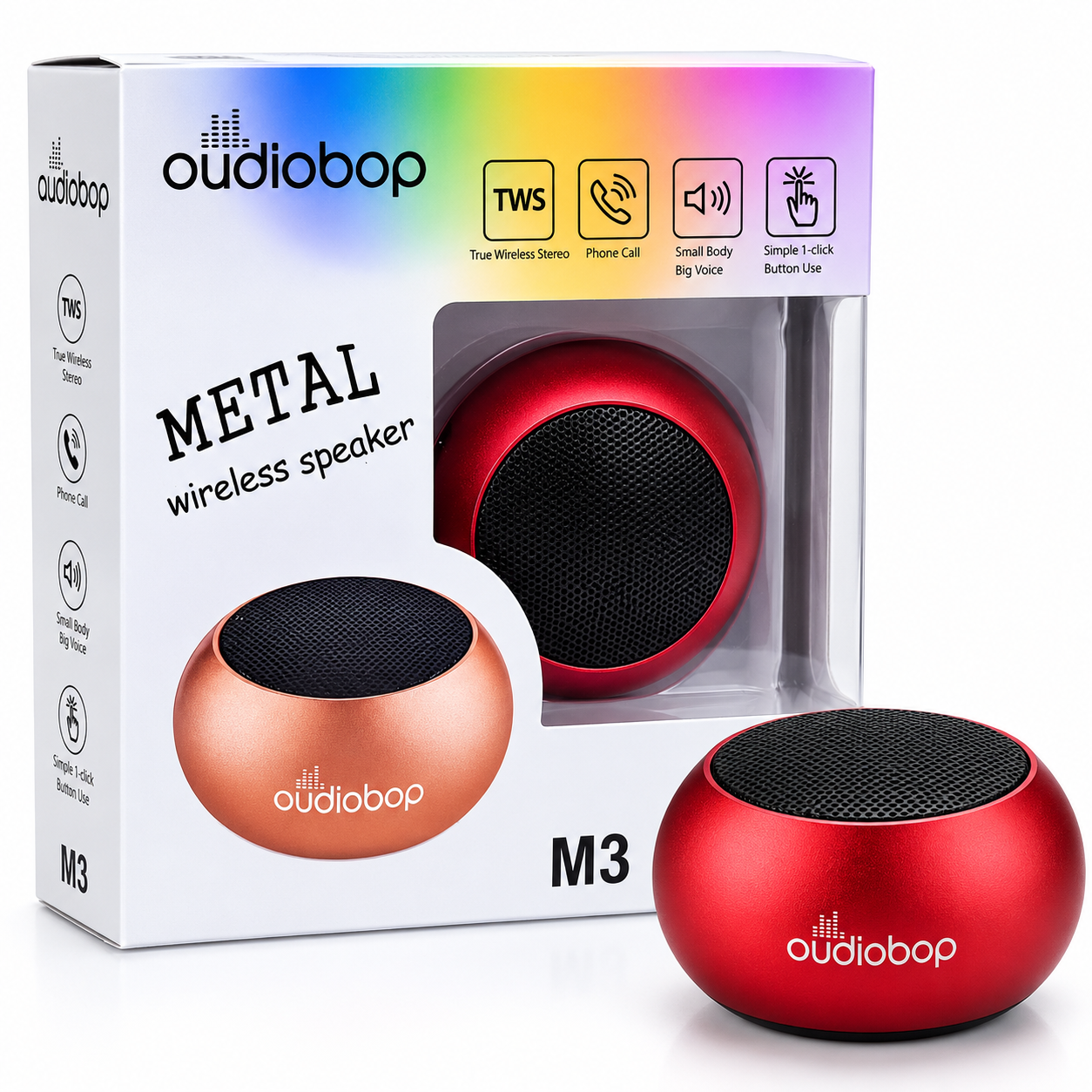 Retro Style High Quality Wireless Portable Speaker Creative Small Speaker for Home and Outdoor Use