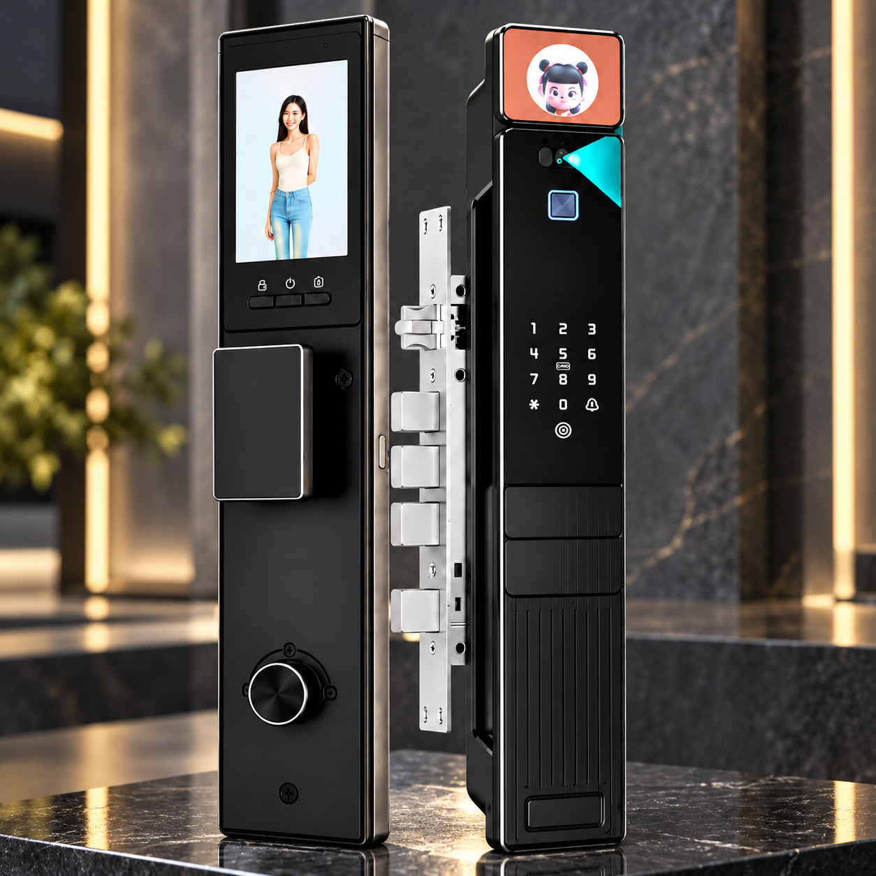 INNOVATE L11 Lucy Smart Video Door Lock with Face Recognition & Tuya Wi-Fi