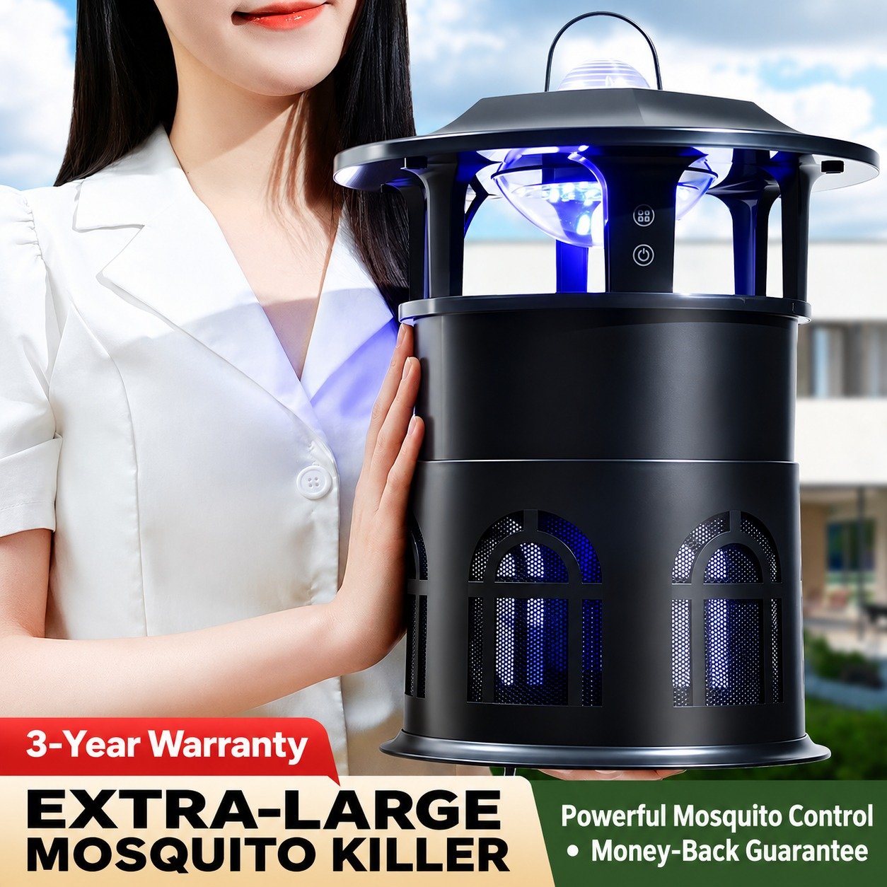 Fu Bao Wang BW-002 Outdoor Waterproof Mosquito Killer Lamp