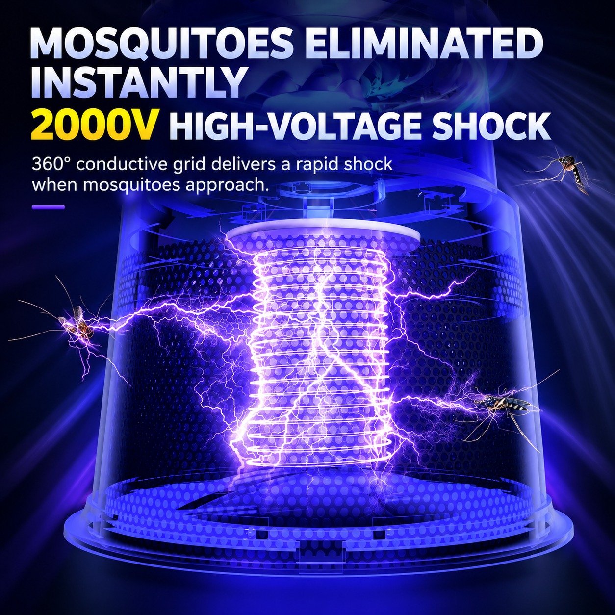 Fu Bao Wang BW-002 Outdoor Waterproof Mosquito Killer Lamp