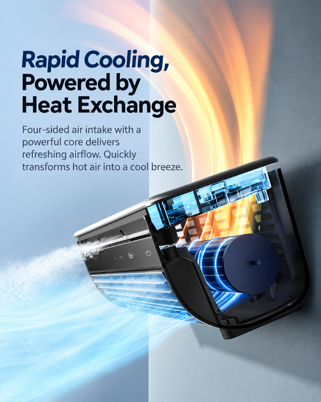 INNA20 Mini AC Air Cooler Wall Mounting Fan