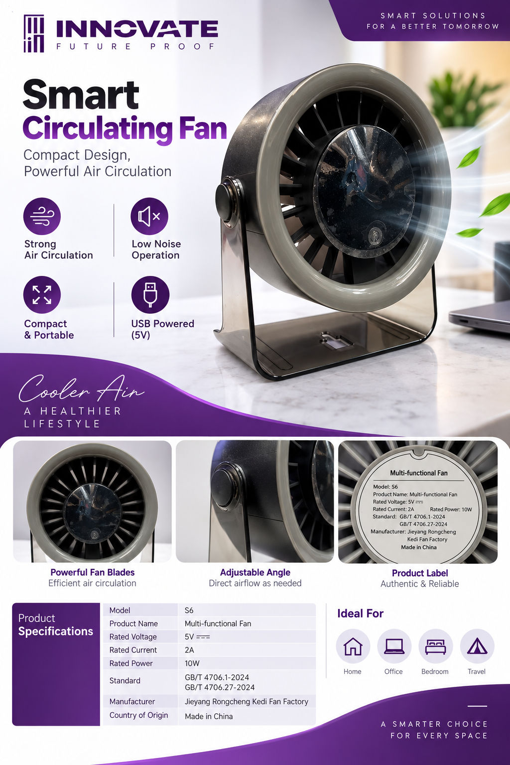 INNZH27 Smart Circulating Fan