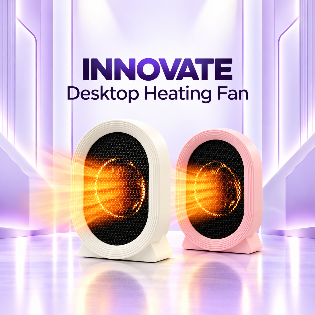 INNOVATE Table Heating Fan – Compact Comfort for Winter