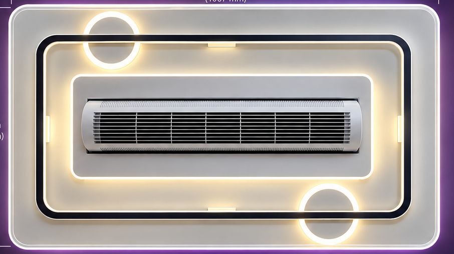 Bladeless Ceiling Fan & Light (AF003 Moonlight)