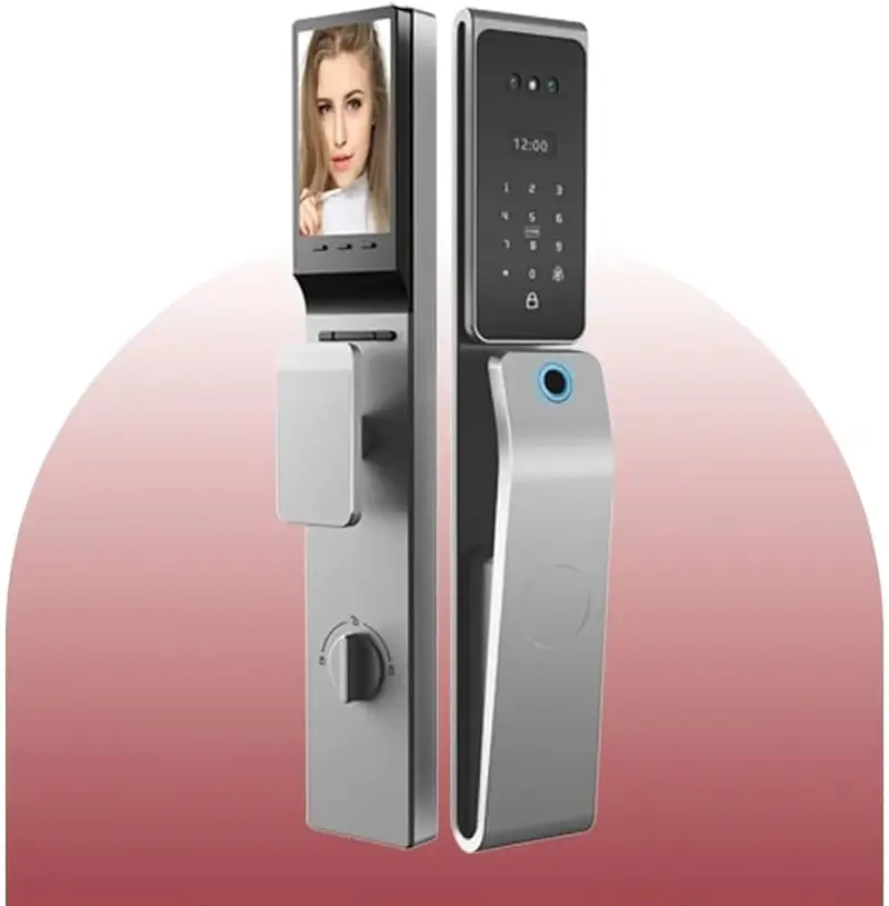 Automatic 3D Face Tuya Wifi Active Video Intercom Smart Lock Waterproof Digital Lock Electronic 85 92 Mortise With CameraCode_Regal K2