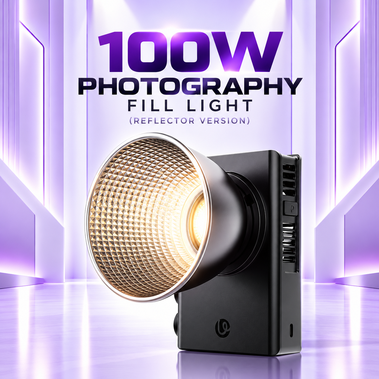 Ulanzi C01 100W COB Photography Fill Light with Reflector | Professional Video & Studio Lighting