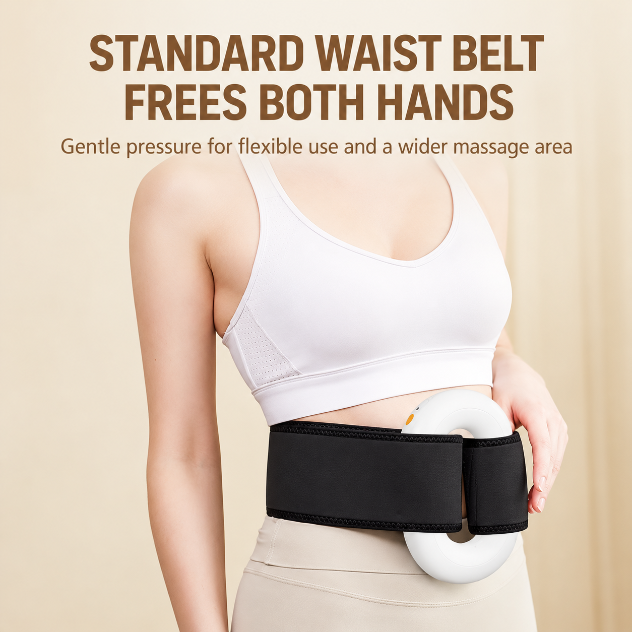 Fascial Ring Abdominal Massage Machine for Belly Workout & Vibration Fitness