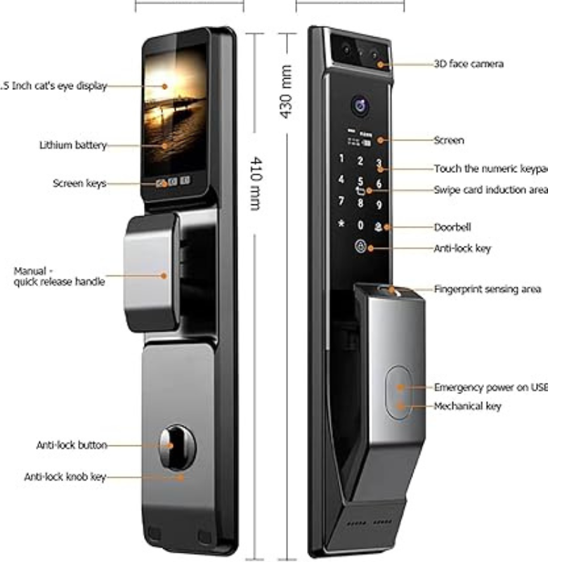 Smart Door Lock – Regal K2Pro Fingerprint & Keyless Entry Lock  Code Regal K2Pro